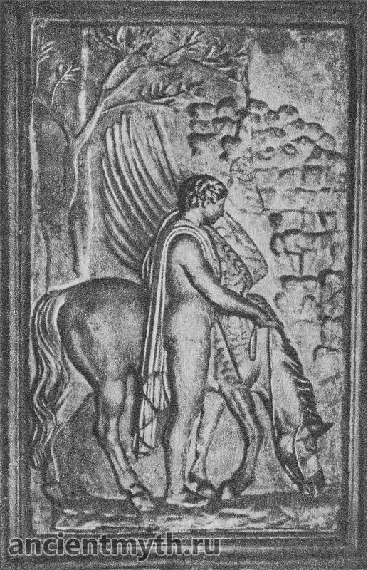 Bellerophon dengan kuda bersayap Pegasus
