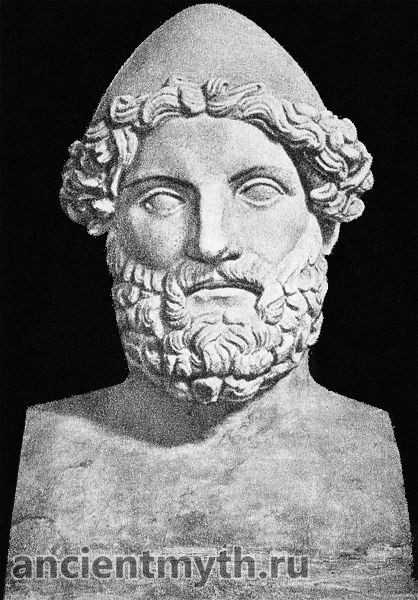 Hephaestus, god of fire, patron god of metallurgy