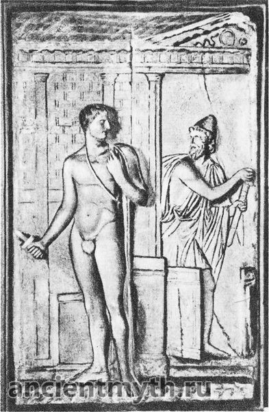 Diomedes and Odysseus steal palladium