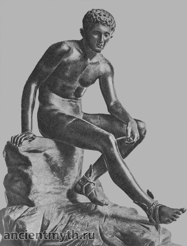 Hermes é um deus, mensageiro dos deuses, patrono do comércio e do roubo.