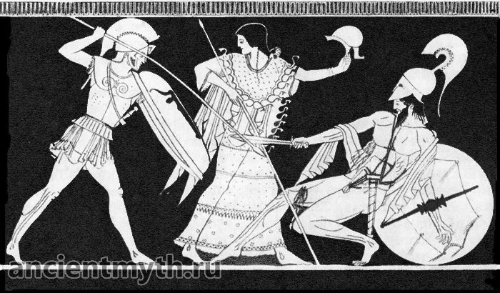 Achilles duel dengan Hector