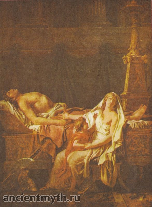 Andromache mourning Hector