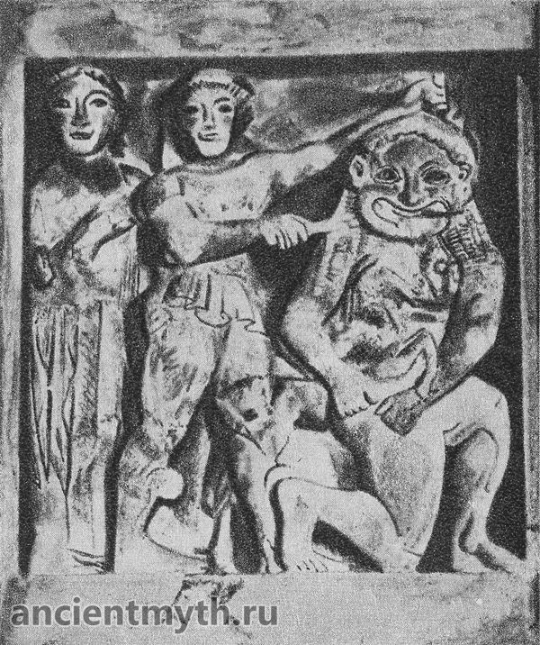 Perseus kills the Gorgon Medusa